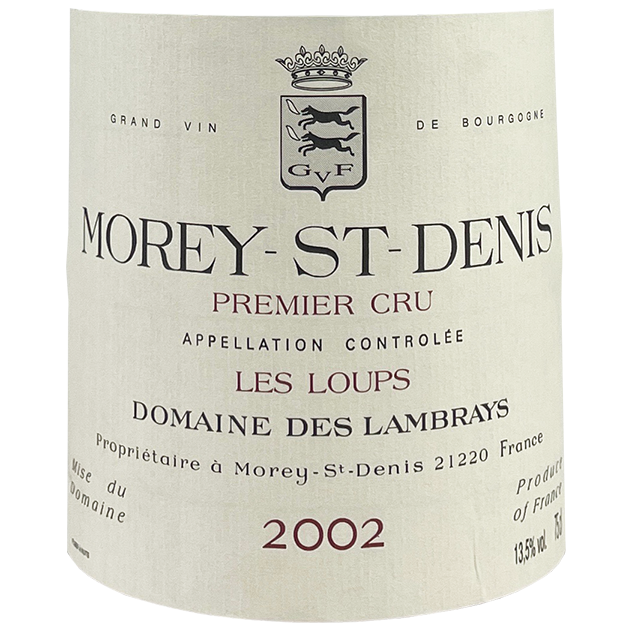 2002 Domaine des Lambrays Morey Saint Denis 1er Cru Les Loups